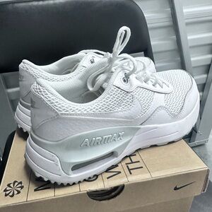 Nike White Air Max Sneakers, Youth Size 7